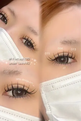 マツエク・マツパ YUKA 💫大阪福島のマツエク・マツパデザイン