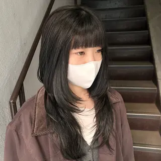 ロング カラー 透明感カラー/ ニュアンスヘア🪽のヘアスタイル