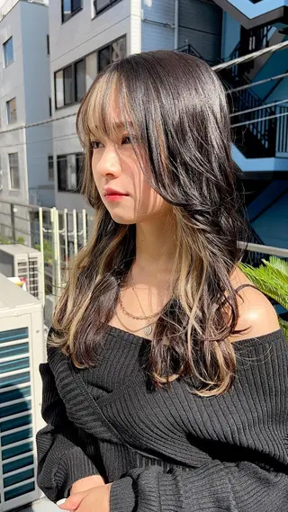 ミディアム カラー パーマ ヘアアレンジ メンズ キッズ ネイル マツエク・マツパ アイブロウ ブリーチ　ハイトーン 特化🌈フジタハルキのヘアスタイル