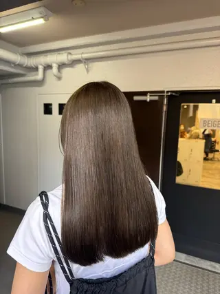 ロング カラー ゆ う あのヘアスタイル