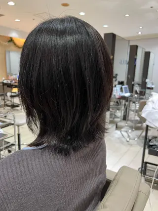 ミディアム レイヤーカット /根本剛史のヘアスタイル