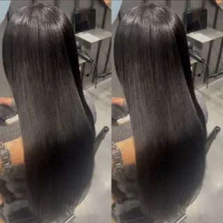 カラー 🐈‍⬛JUMI /透明感カラー/🩶のヘアスタイル