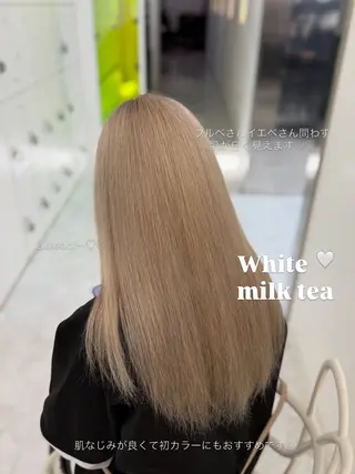 カラー 透明感ベージュ🎀 Anju/渋谷🎀のヘアスタイル