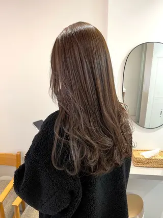 ロング カラー ナチュラルヘア/ 似合わせ/三宅 昌太のヘアスタイル