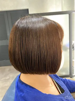 ショート ✨似合わせボブ✨ 縮毛矯正のヘアスタイル