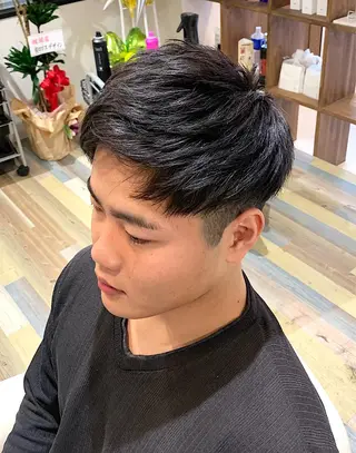 ショート メンズ 【男性専門】岩崎凌 ✂︎楽しい時間を!のヘアスタイル
