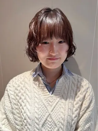 ショート パーマ 大橋 芽衣のヘアスタイル