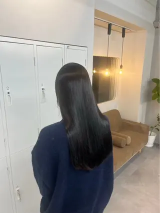 ロング カラー 佐藤 知子のヘアスタイル