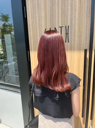 カラー 福島 果音のヘアスタイル