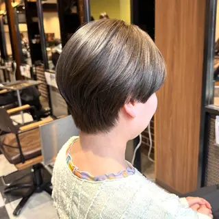 ショート カラー メンズミディアム☁️ ✨ナチュラル/下村迅のヘアスタイル