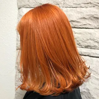 セミロング カラー ヘアアレンジ メンズ キッズ ネイル マツエク・マツパ 透明感カラー🤎 ゆりのヘアスタイル