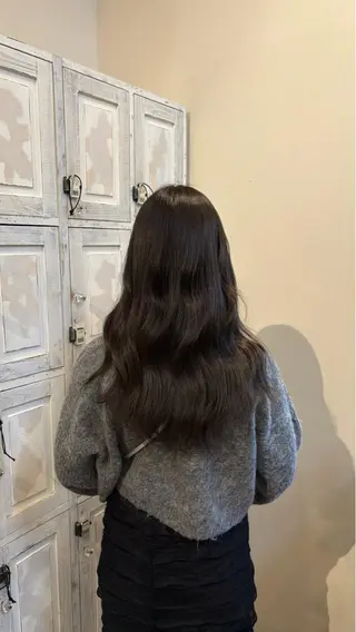 ロング カラー ルプラボウ/ 内藤ほのか/艶カラーのヘアスタイル