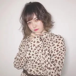 ショート カラー 店長/mao/ 前髪/顔周りカットのヘアスタイル