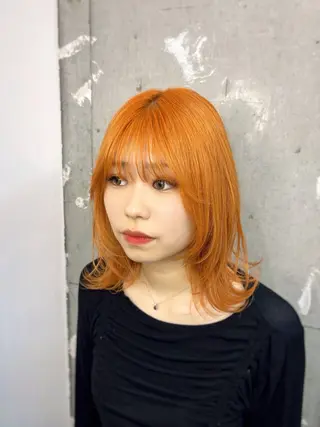 セミロング カラー ryuma/ボブ /透明感カラーのヘアスタイル