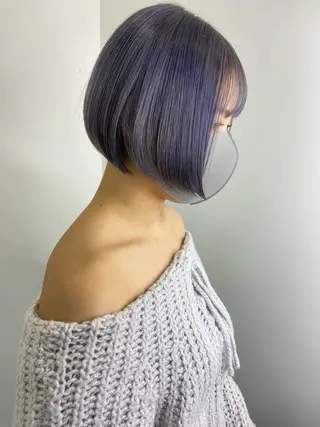 ショート カラー パーマ ヘアアレンジ メンズ キッズ ネイル マツエク・マツパ ショート/ボブ /パーマ🌿柏原良亮のヘアスタイル
