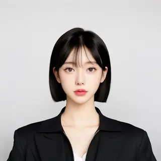 ミディアム カラー RYU韓国ヘア/レイ ヤー/透明感艶カラーのヘアスタイル