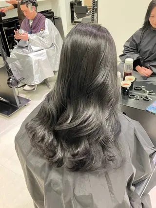 ロング カラー 💖ブリーチなし透明 感💖ASAHIのヘアスタイル