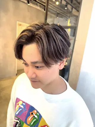 メンズ 透明感カラー✨艶髪 制作🌱山根あゆみのヘアスタイル