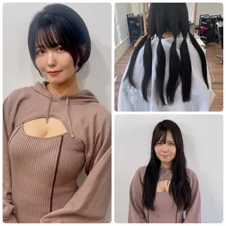 ショート カラー パーマ ヘアアレンジ メンズ キッズ ネイル マツエク・マツパ アイブロウ 渋谷レイヤーカット❌ 縮毛矯正専門/武田涼のヘアスタイル
