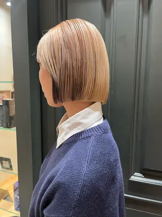ショート カラー 綿田 翔のヘアスタイル