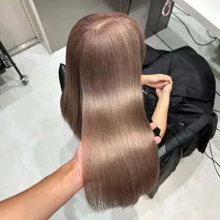 ミディアム カラー ✨髪質改善艶カラー✨ リュウトのヘアスタイル