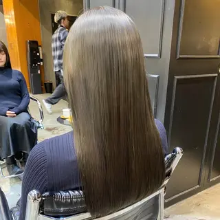 カラー 透明感カラー🌿 グレージュ🐺陽介のヘアスタイル