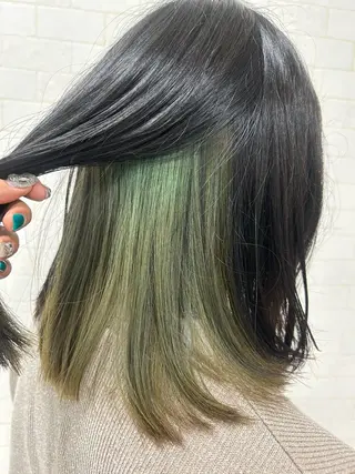 ミディアム カラー 瀧 葉月のヘアスタイル