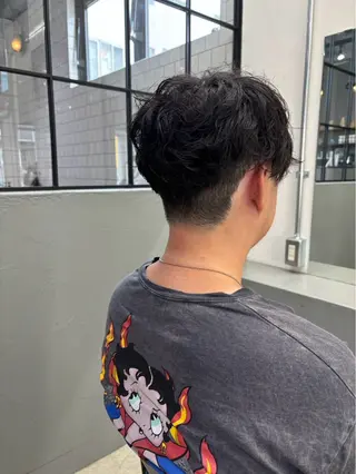 ショート パーマ メンズ メンズ専門サロン wokeのヘアスタイル