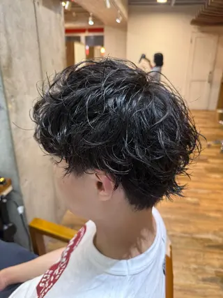 ショート パーマ ヘアアレンジ レイヤー/髪質改善/ /北 啓吾のヘアスタイル