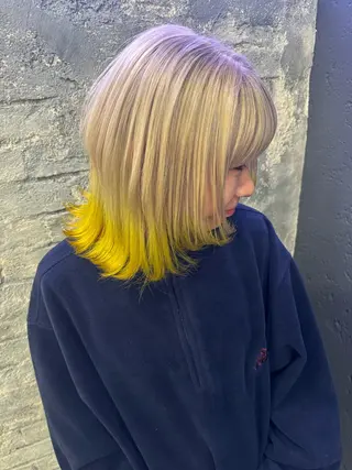 ミディアム カラー 🎀モテ髪ﾐﾙｸﾃｨ ｰ🎀yasunaのヘアスタイル