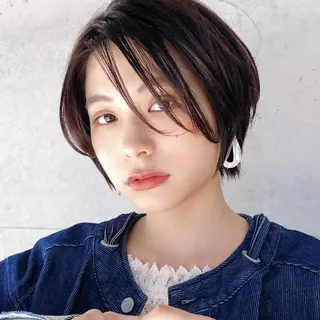 ショート カラー 大人可愛いショート 原田美千留のヘアスタイル