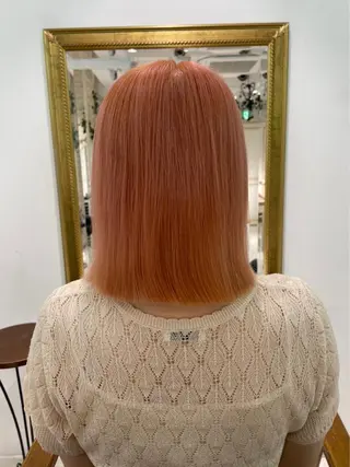 ミディアム ハイトーン職人 ♡中島凱人のヘアスタイル
