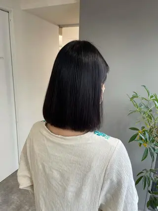 ミディアム ♡透明感/艶カラー/ M a I ♡のヘアスタイル