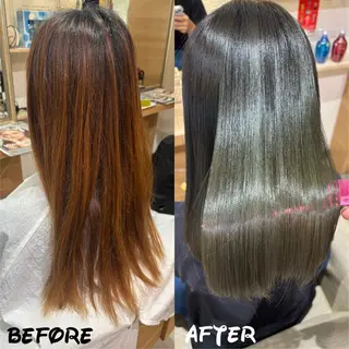 カラー 🍒🌷ピンクカラー 🌷🍒井出まりあのヘアスタイル