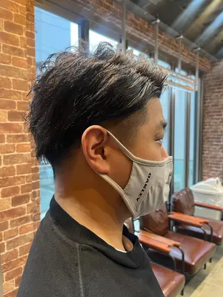 ショート カラー パーマ ヘアアレンジ メンズ キッズ ネイル マツエク・マツパ アイブロウ 久木原 ゆりのヘアスタイル