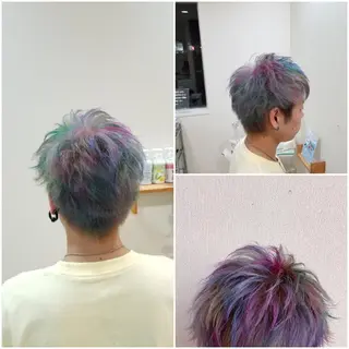 カラー SALOWIN栄 高須大貴のヘアスタイル