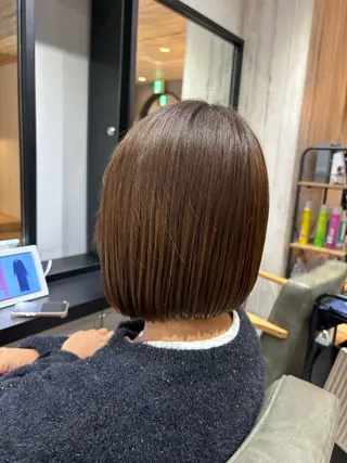 ショート ✨似合わせボブ✨ 縮毛矯正のヘアスタイル