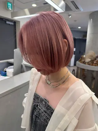 ショート 韓国ハイトーンカラー kana♡のヘアスタイル