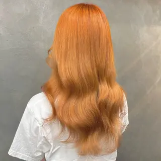 セミロング ❤️‍🔥シールエク ＋カラー京❤️‍🔥のヘアスタイル