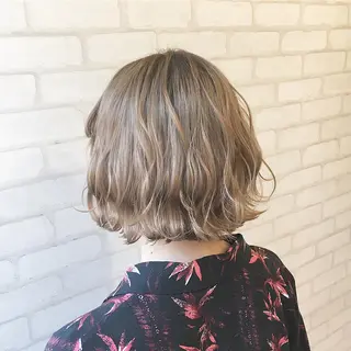 ミディアム カラー ✨艶髪✨透明感✨ 山内大樹のヘアスタイル