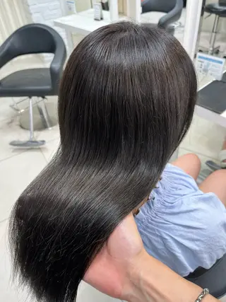 ロング カラー パーマ 縮毛矯正指名No.1 艶カラー/SHIMAのヘアスタイル