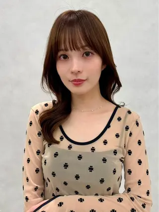 セミロング 【韓国ヘア】公式 🇰🇷Ash中野のヘアスタイル