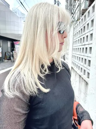 ロング カラー beronica ベロニカのヘアスタイル