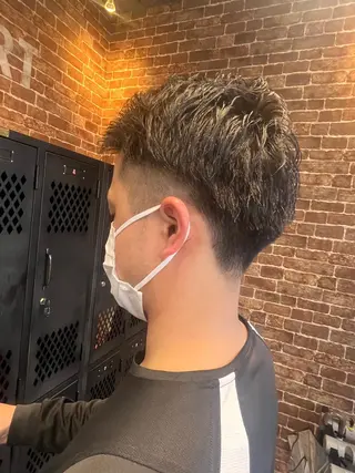 ショート カラー パーマ ヘアアレンジ メンズ キッズ ネイル マツエク・マツパ アイブロウ 久木原 ゆりのヘアスタイル