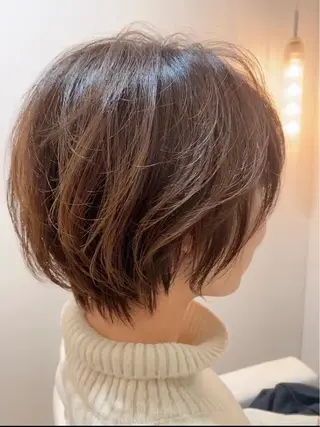 ショート くせ毛×ショート 上岡勇祐のヘアスタイル