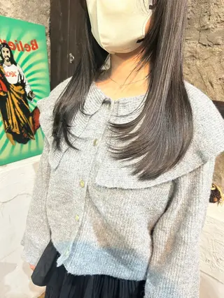 セミロング Direct所属・曽山 乙羽のヘアスタイル