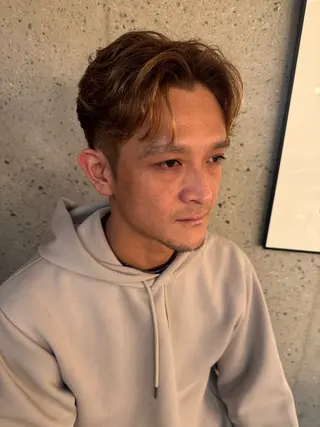 ショート パーマ メンズ Kaz. メンズ平尾・高宮のヘアスタイル