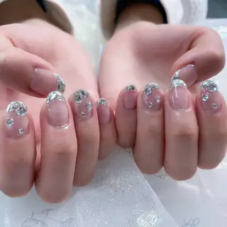 ネイル パーツ全部¥110 サロンミミのネイルデザイン