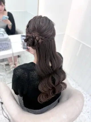 ロング ヘアアレンジ 松村 知佳のヘアスタイル
