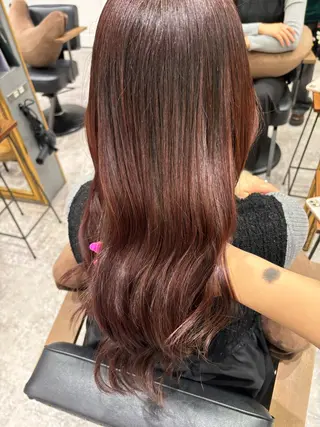 カラー 🍎エクステ/暖色 カラー🍎あyaかのヘアスタイル